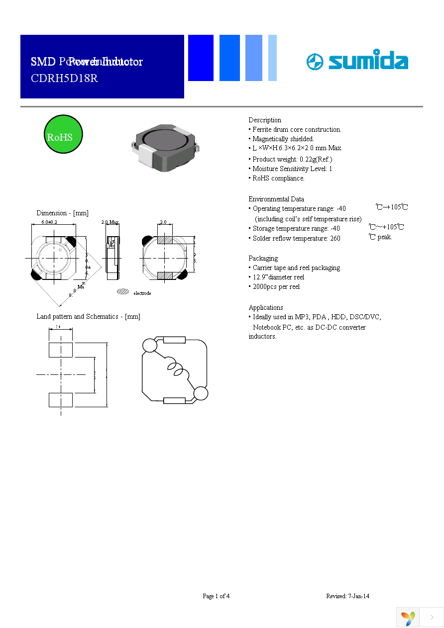 CDRH5D18RNP-100NC Page 1