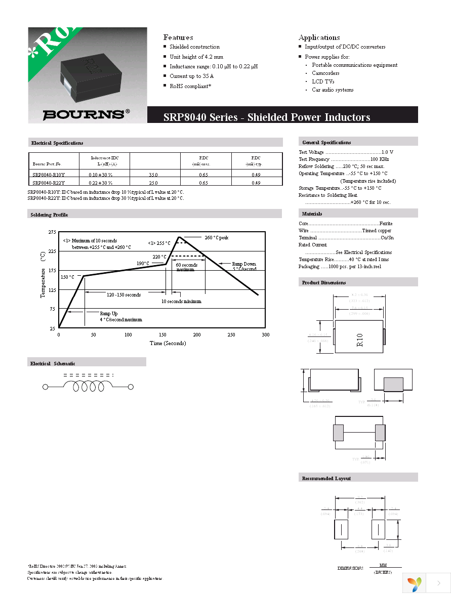 SRP8040-R10Y Page 1