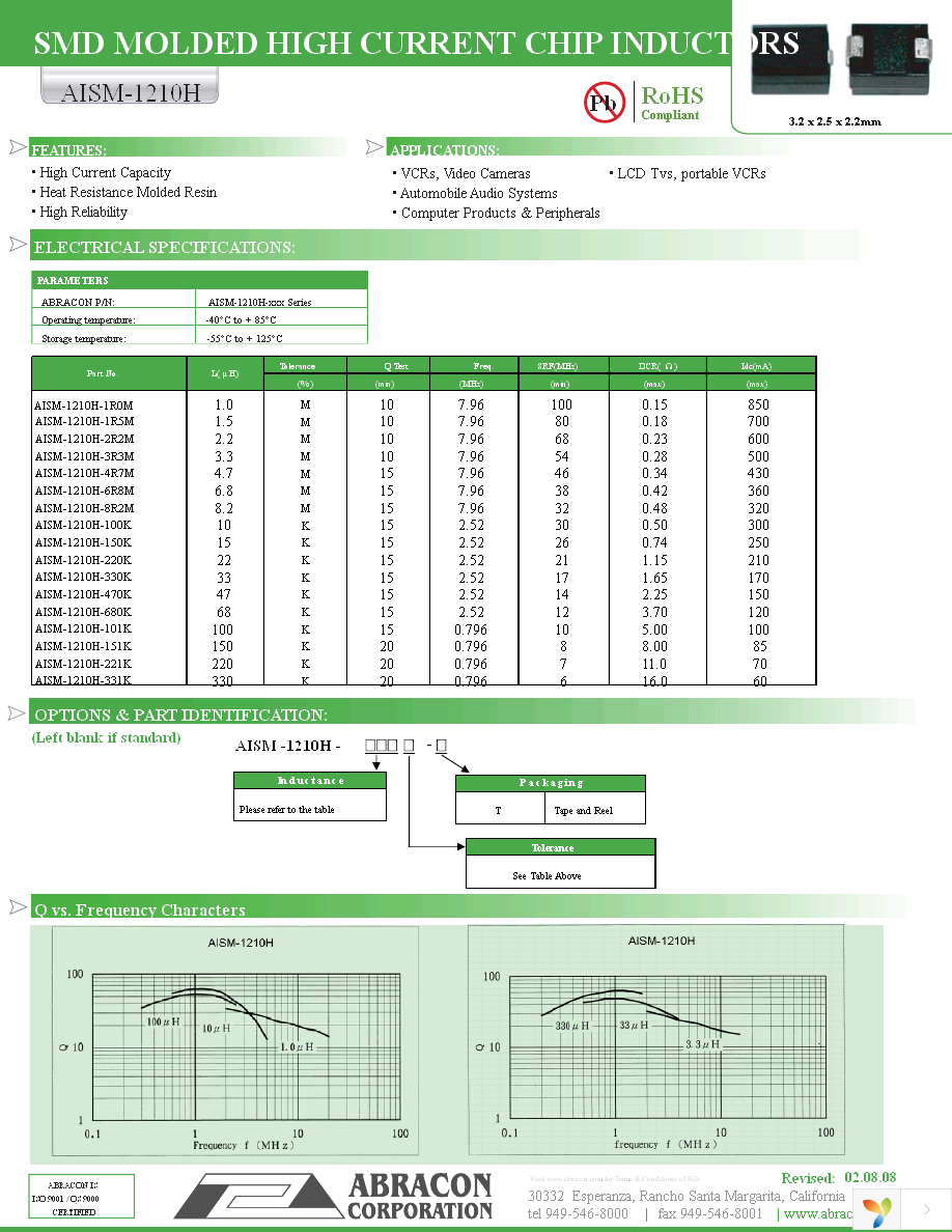 AISM-1210H-1R0M-T Page 1