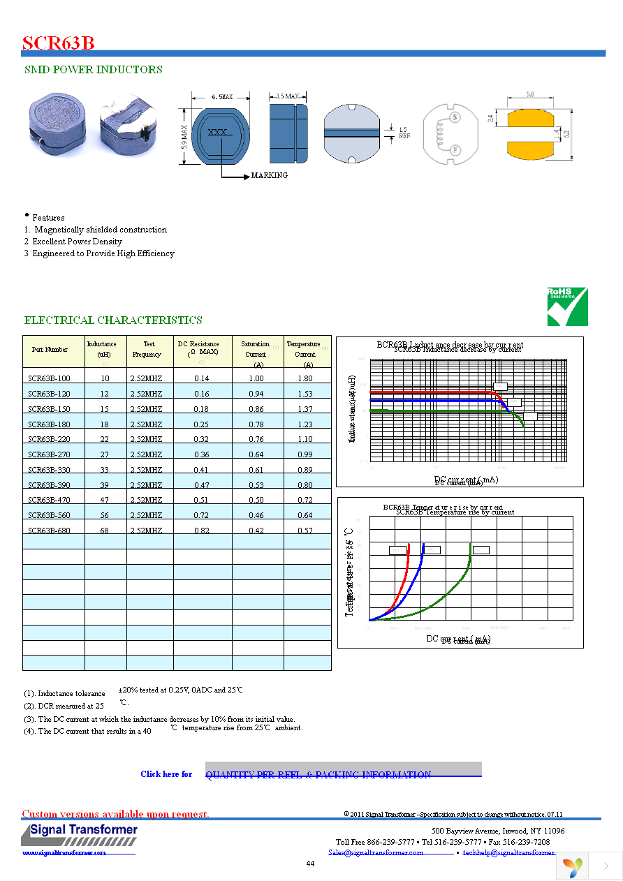 SCR63B-330 Page 1