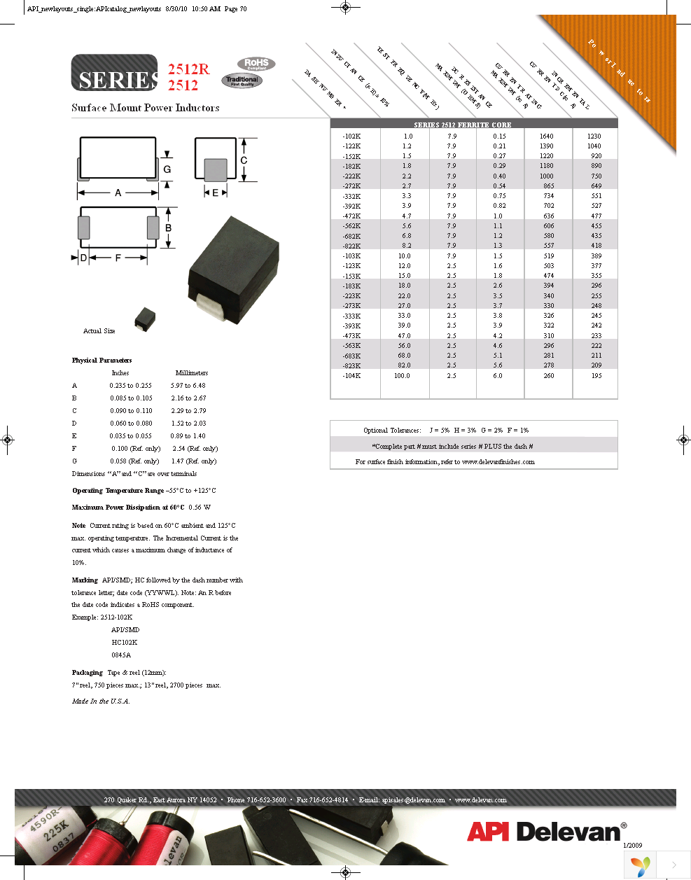 2512R-222K Page 1