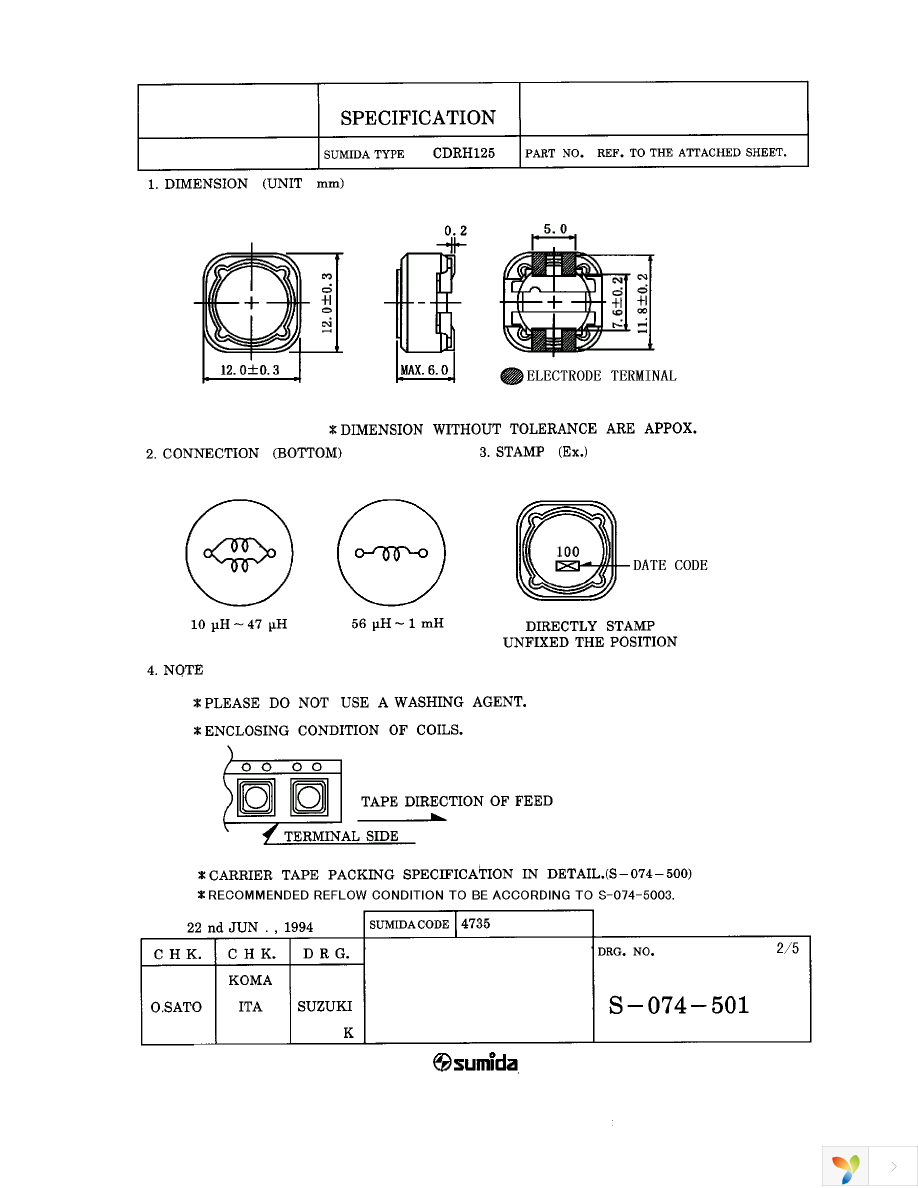 CDRH125-150MC Page 1