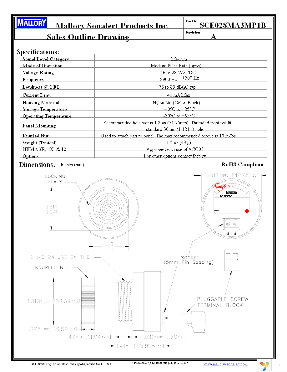 SCE028MA3MP1B Page 1