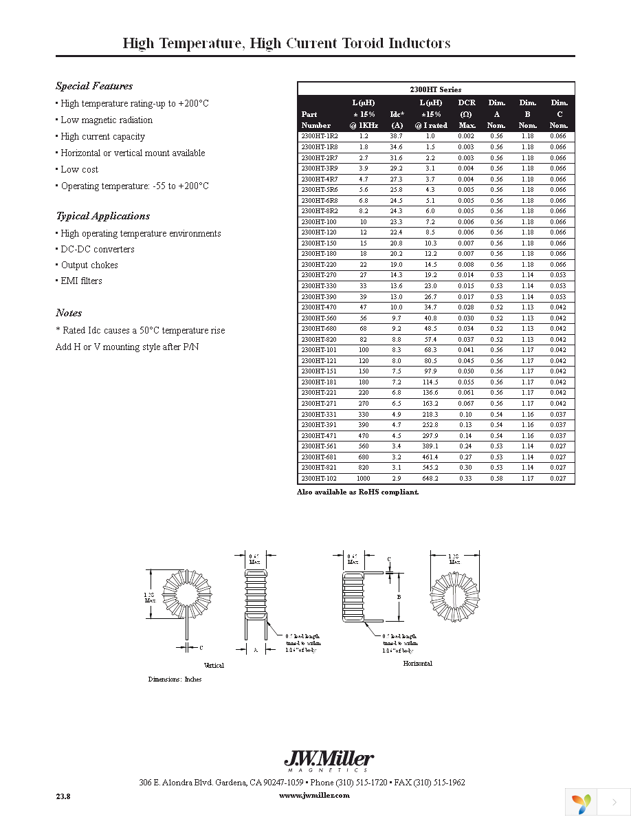 2300HT-680-H Page 1