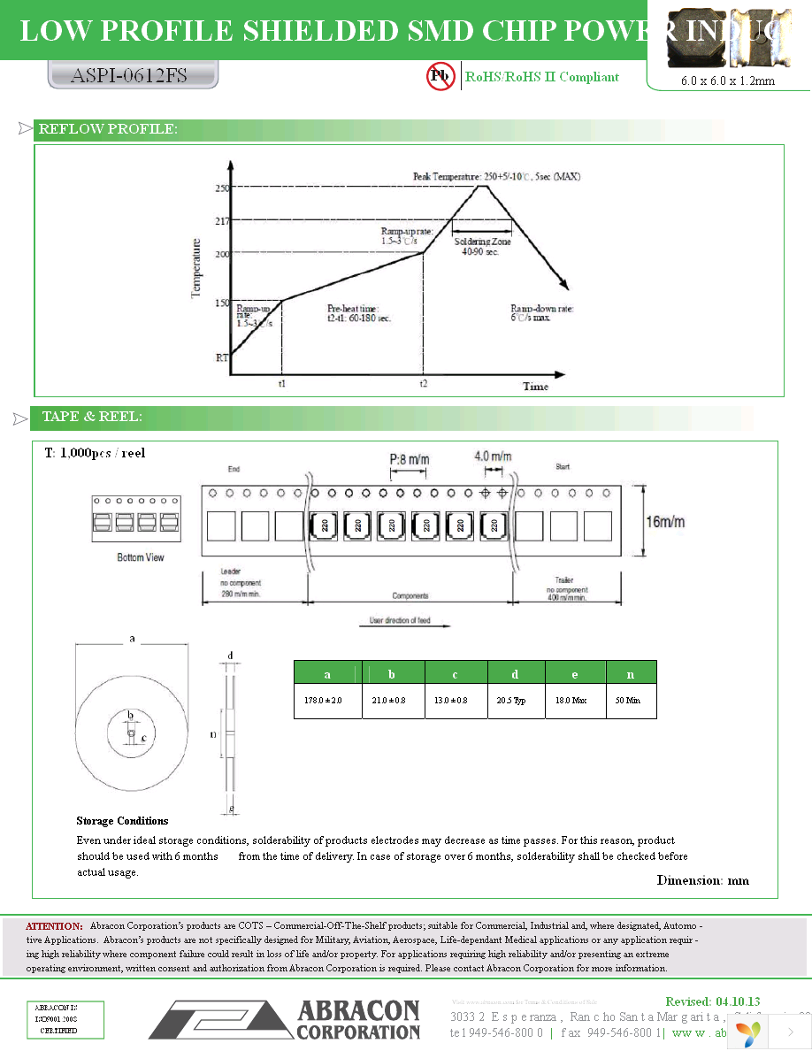 ASPI-0612FS-3R3M-T Page 3