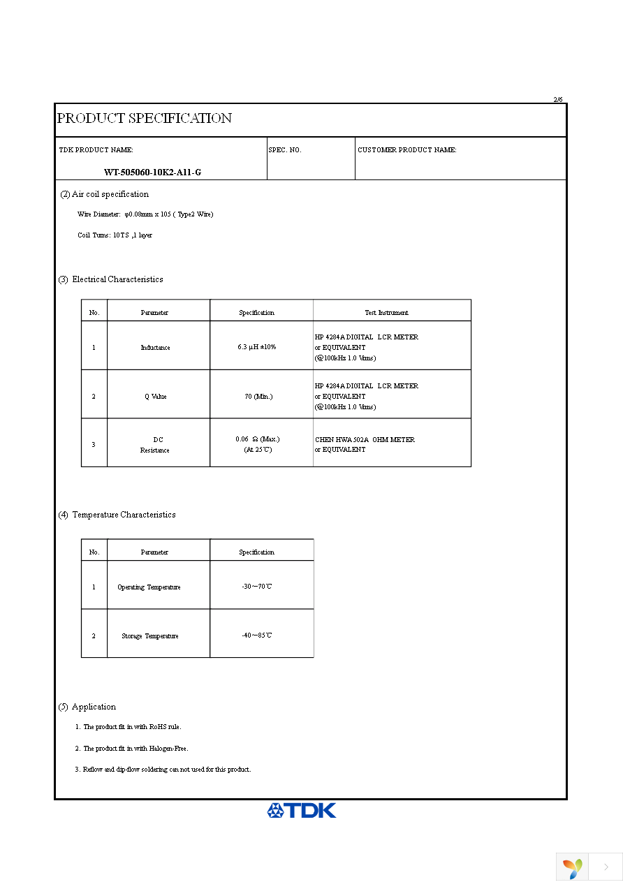 WT-505060-10K2-A11-G Page 4