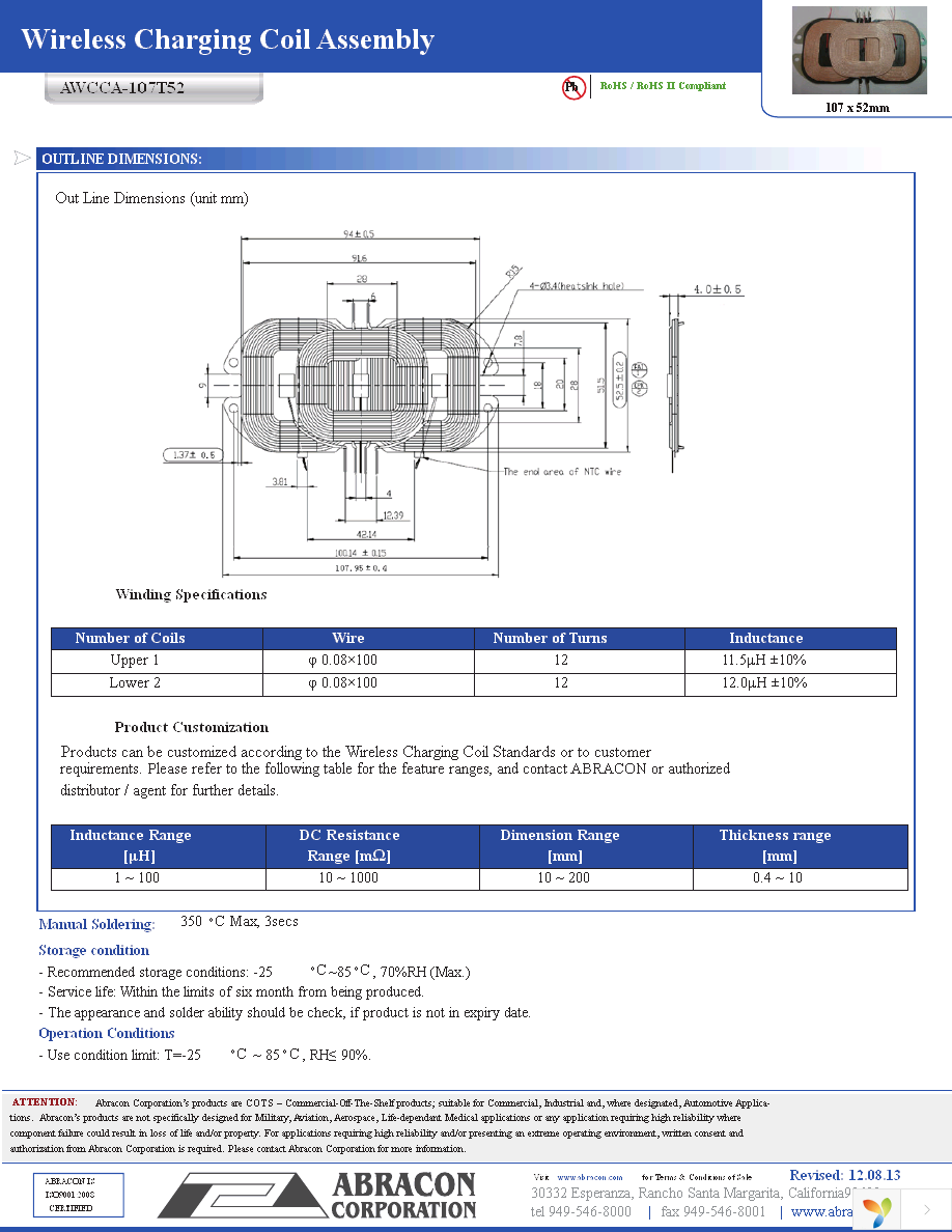 AWCCA-107T52H40-C01-B Page 2