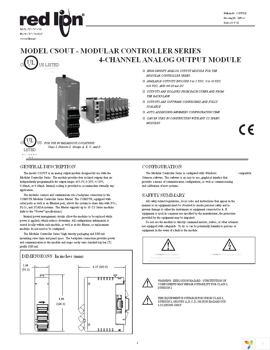 CSTERM00 Page 1