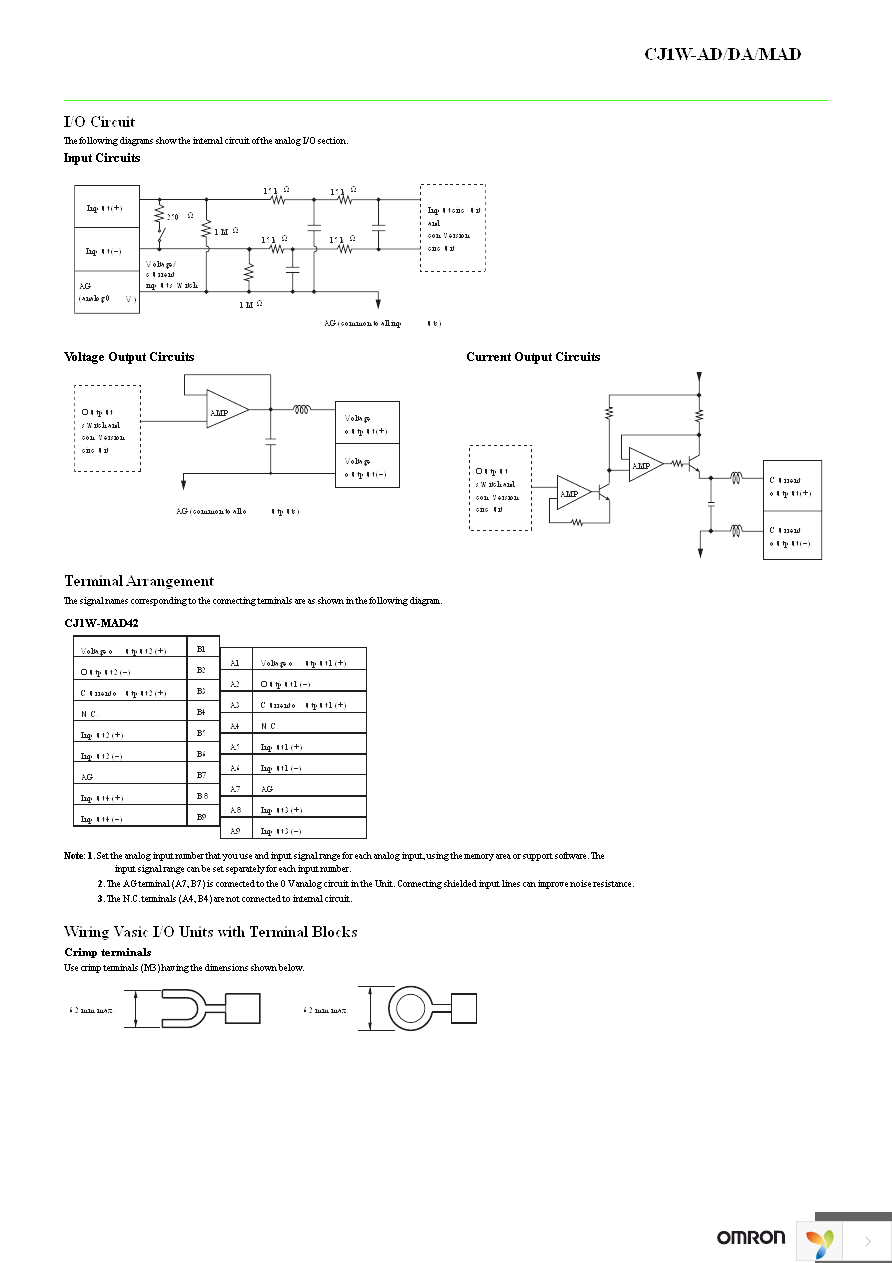 CJ1W-AD041-V1 Datasheet (PDF Download) 4 / 15 Page - Omron