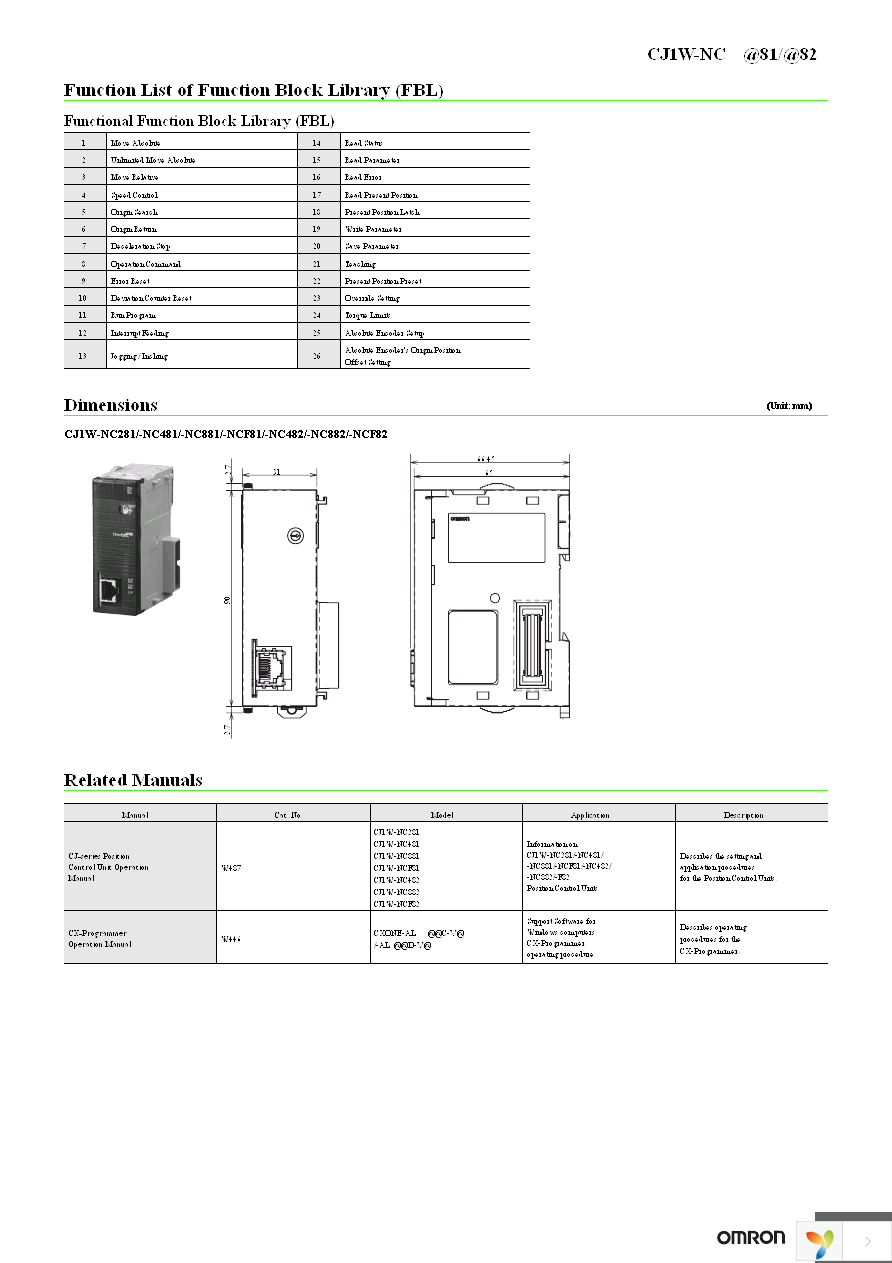 CJ1W-NCF81 Page 12