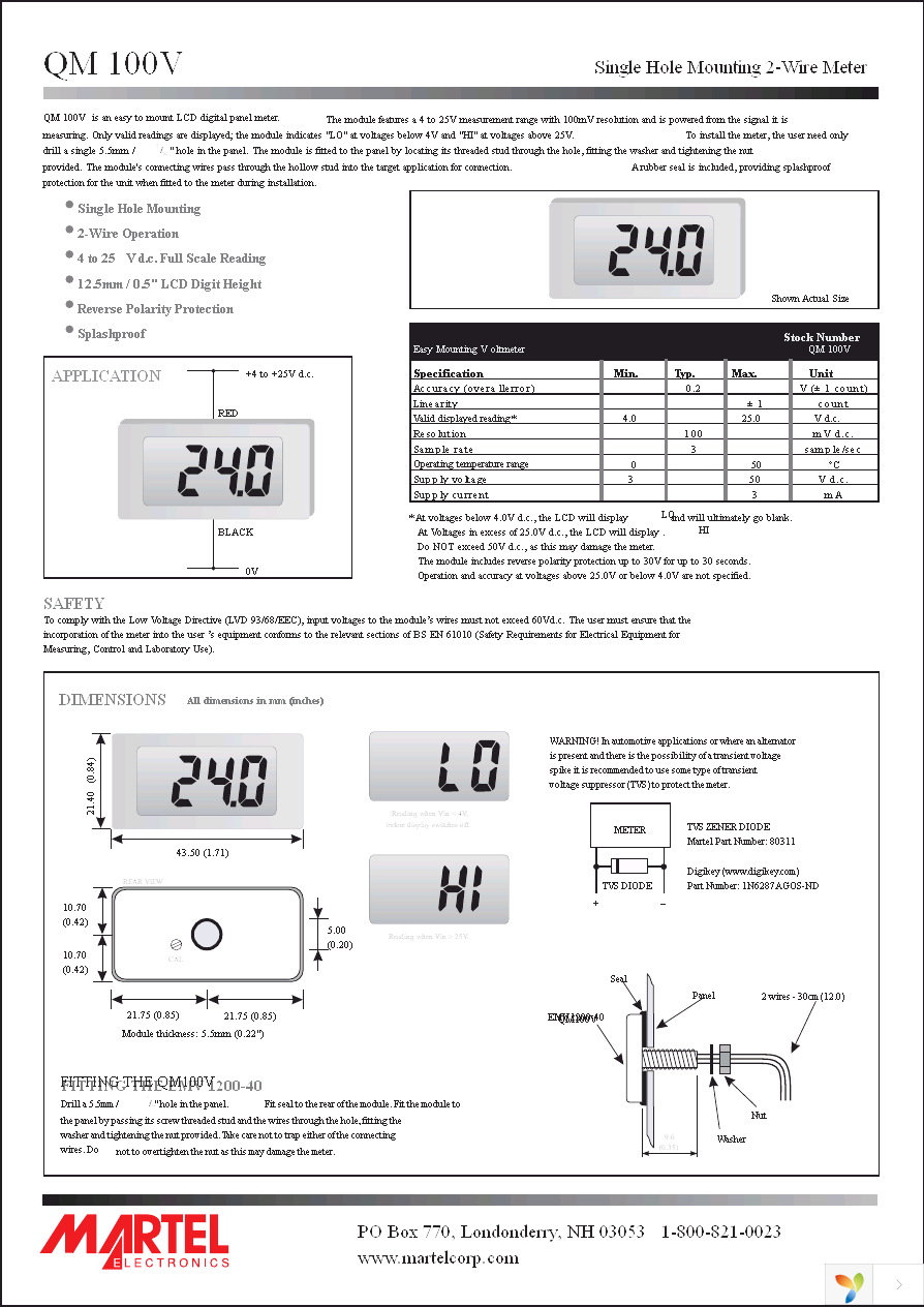 QM100V Page 1