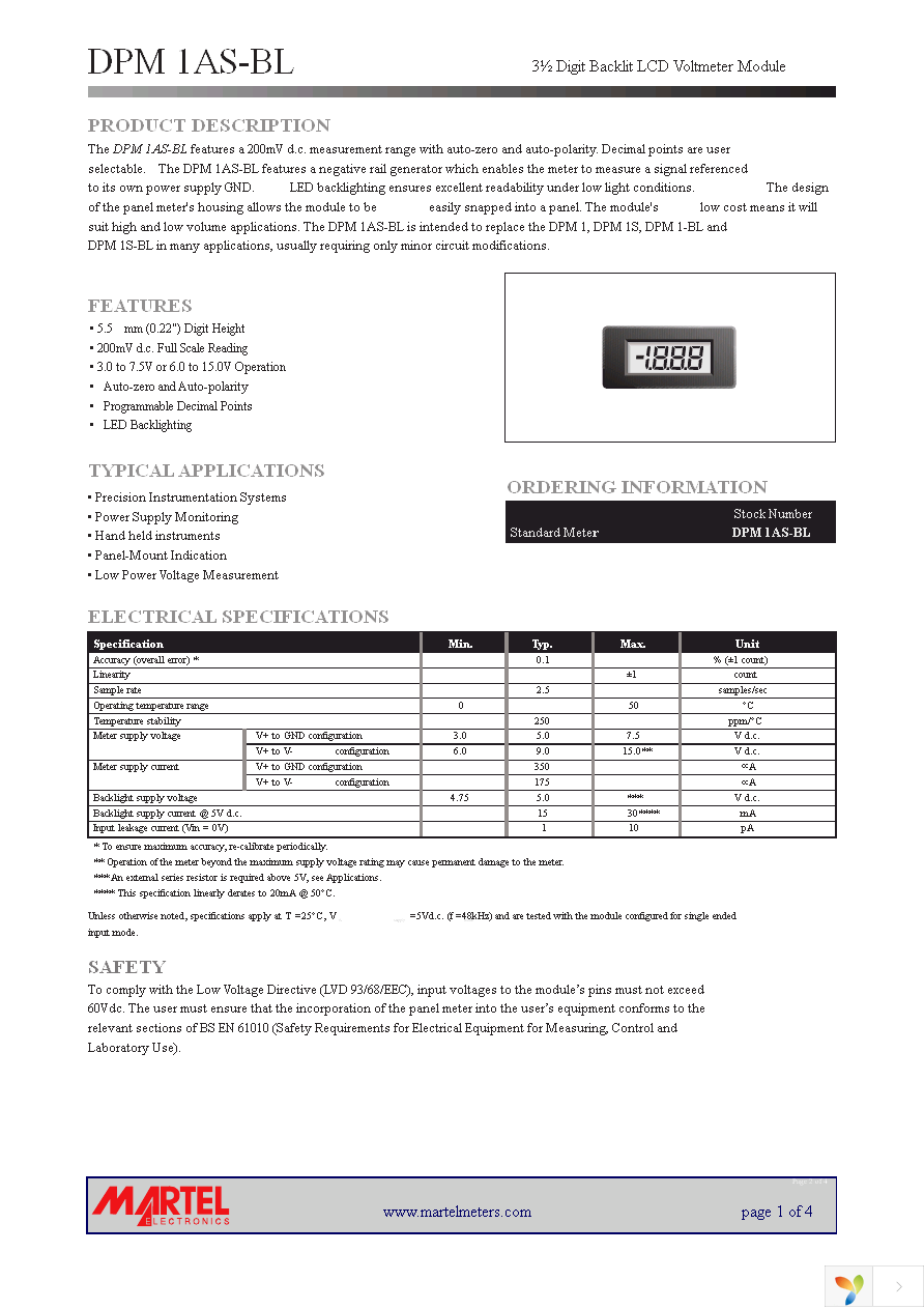 DPM1AS-BL Page 1