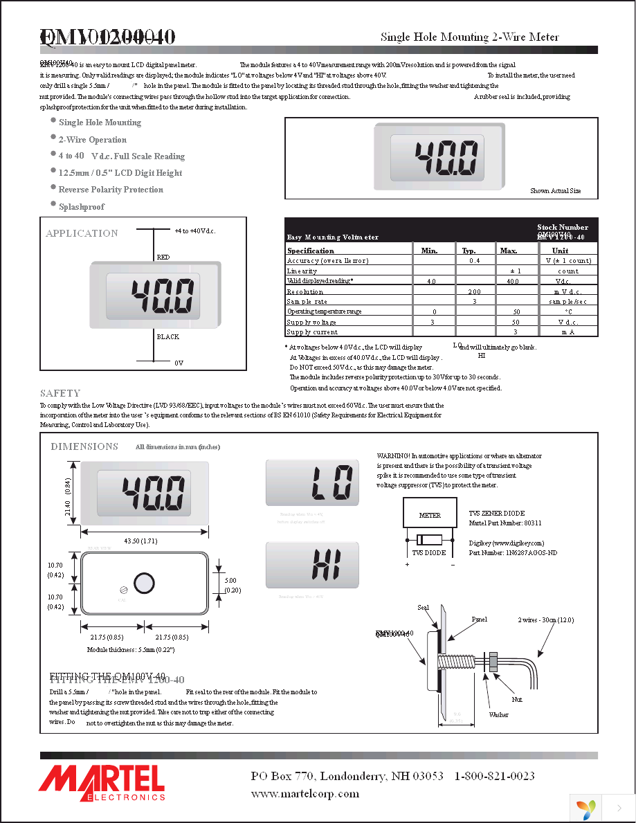 QM100V-40 Page 1