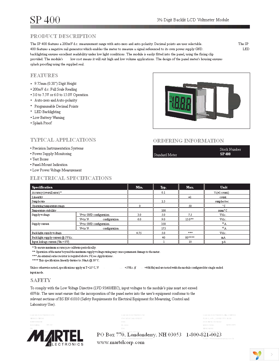 SP400 Page 1