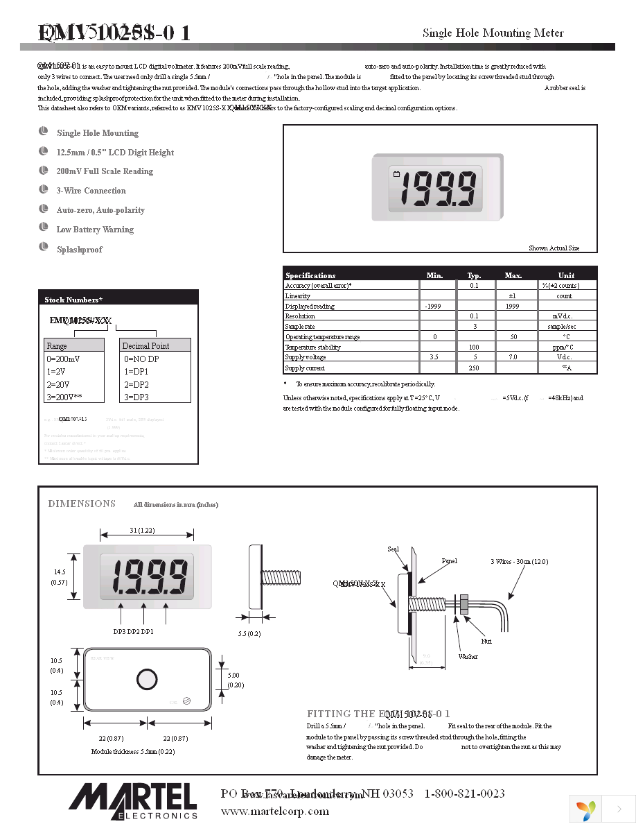 QM150V-01 Page 1