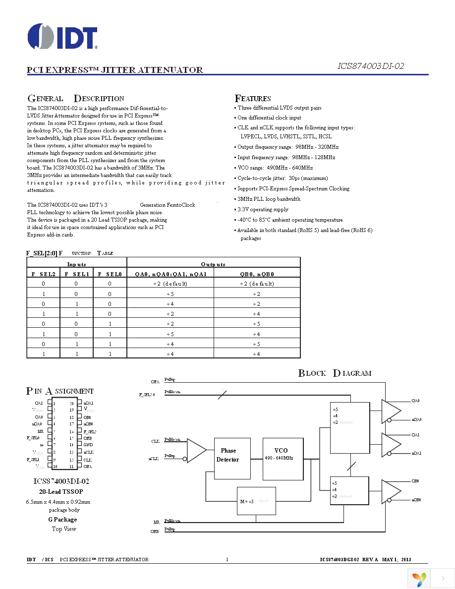 874003DGI-02LF Page 1