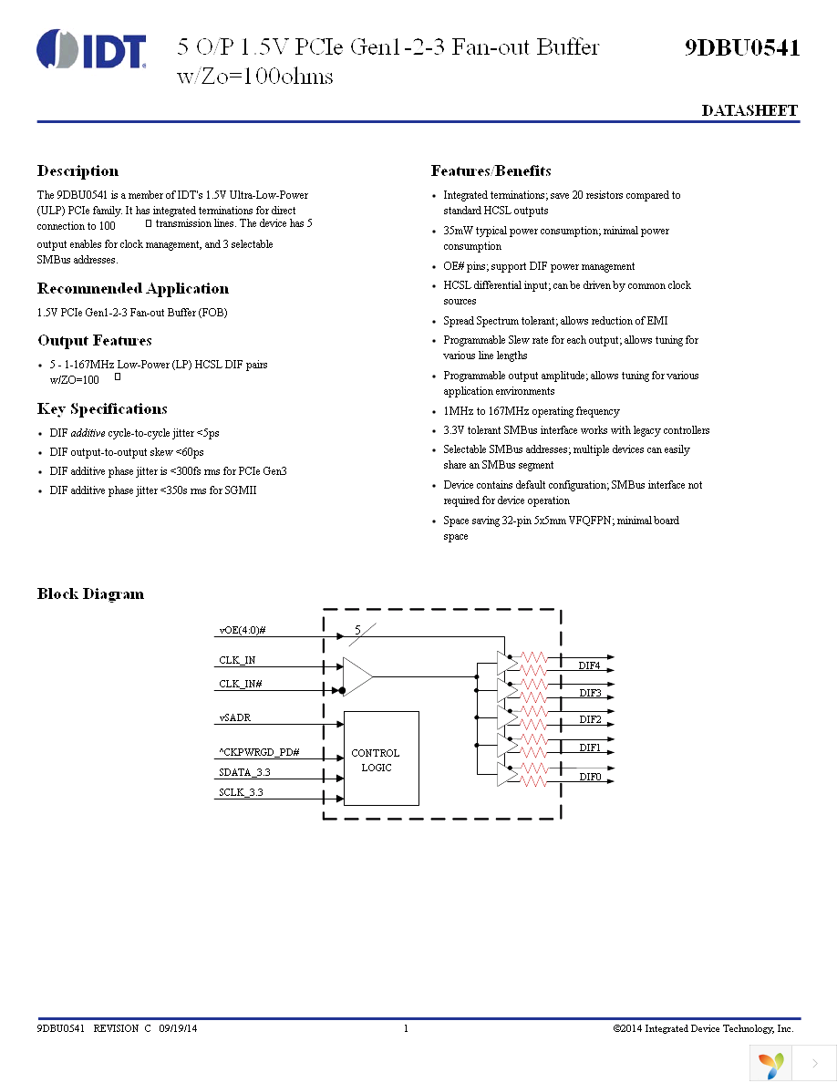 9DBU0541AKILF Page 1