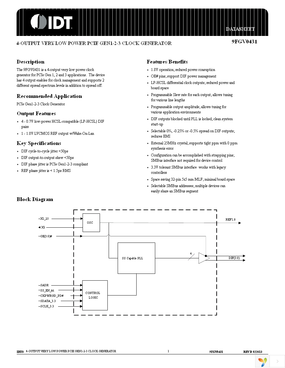 9FGV0431AKLF Page 1