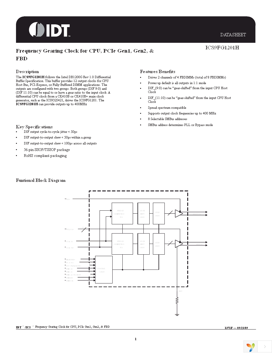 9FG1201HGLFT Page 1