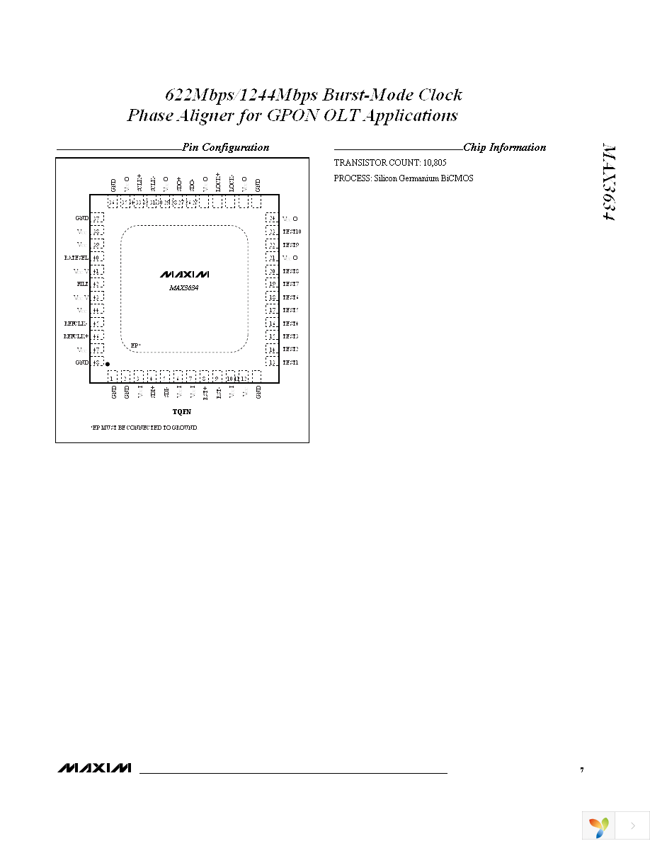 MAX3634ETM+ Page 7