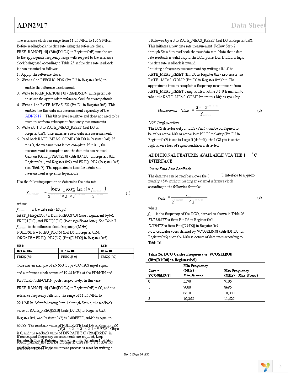 ADN2917ACPZ Page 26