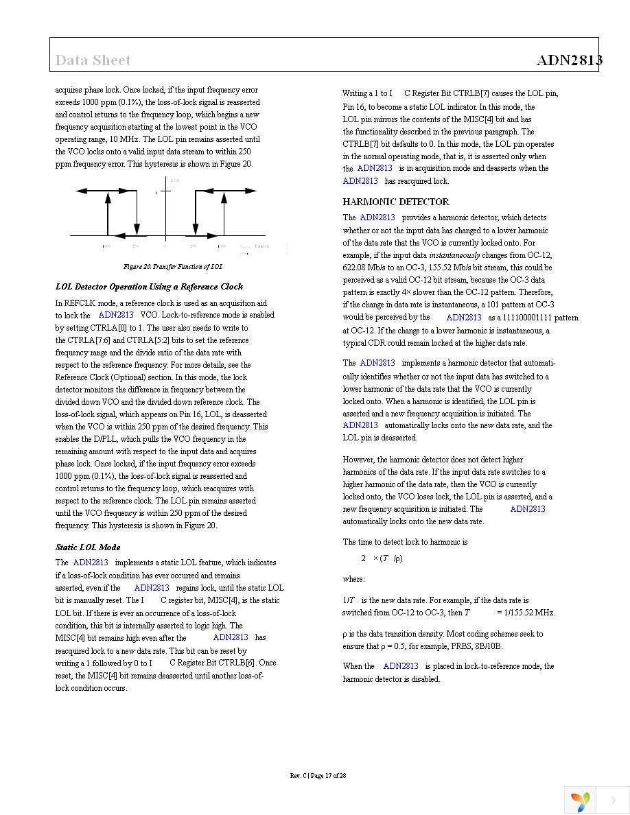 ADN2813ACPZ Page 17