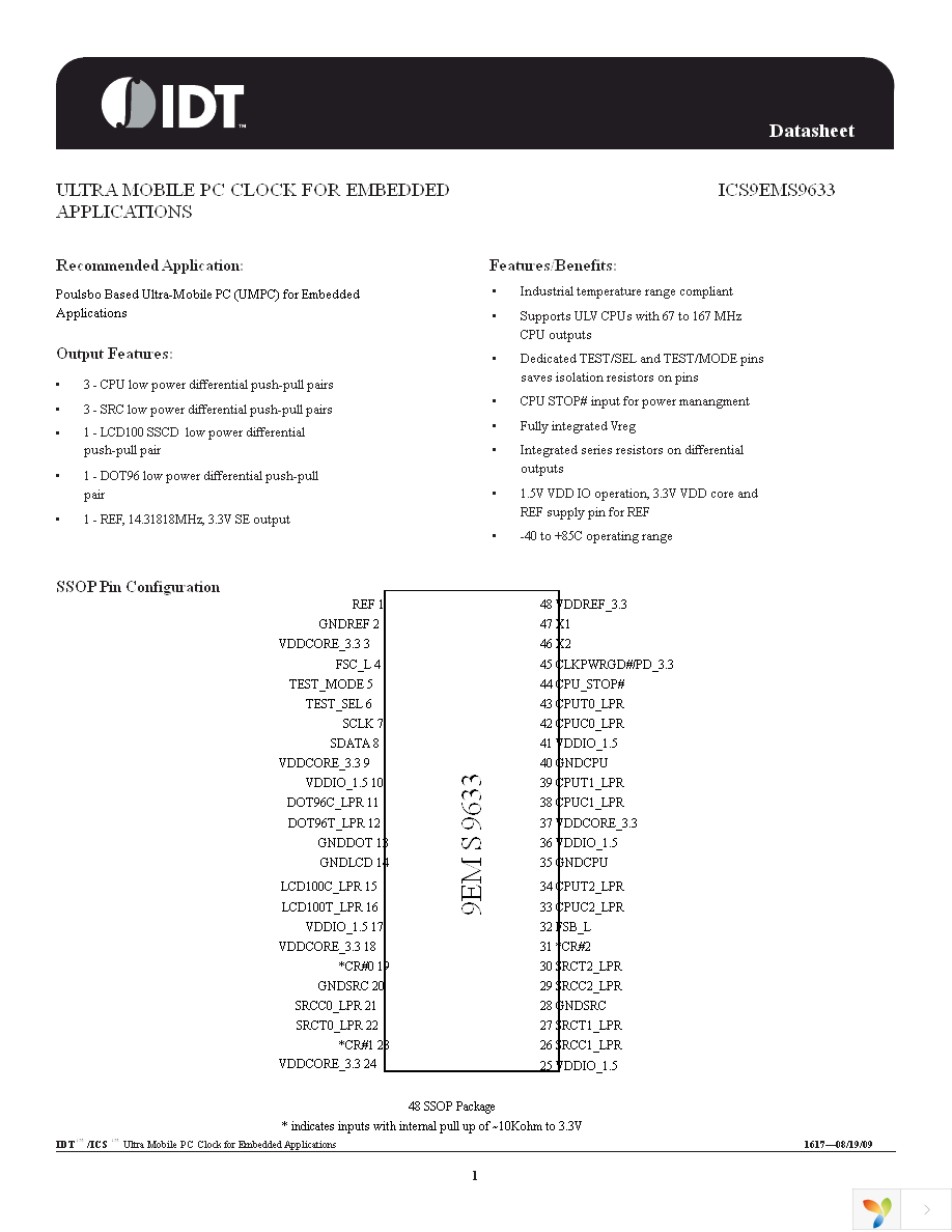 9EMS9633BKLF Page 1