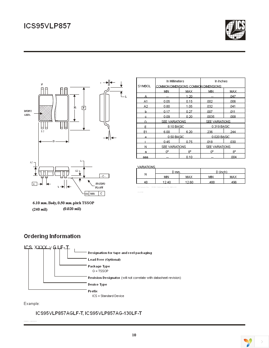 95VLP857AGLFT Page 10