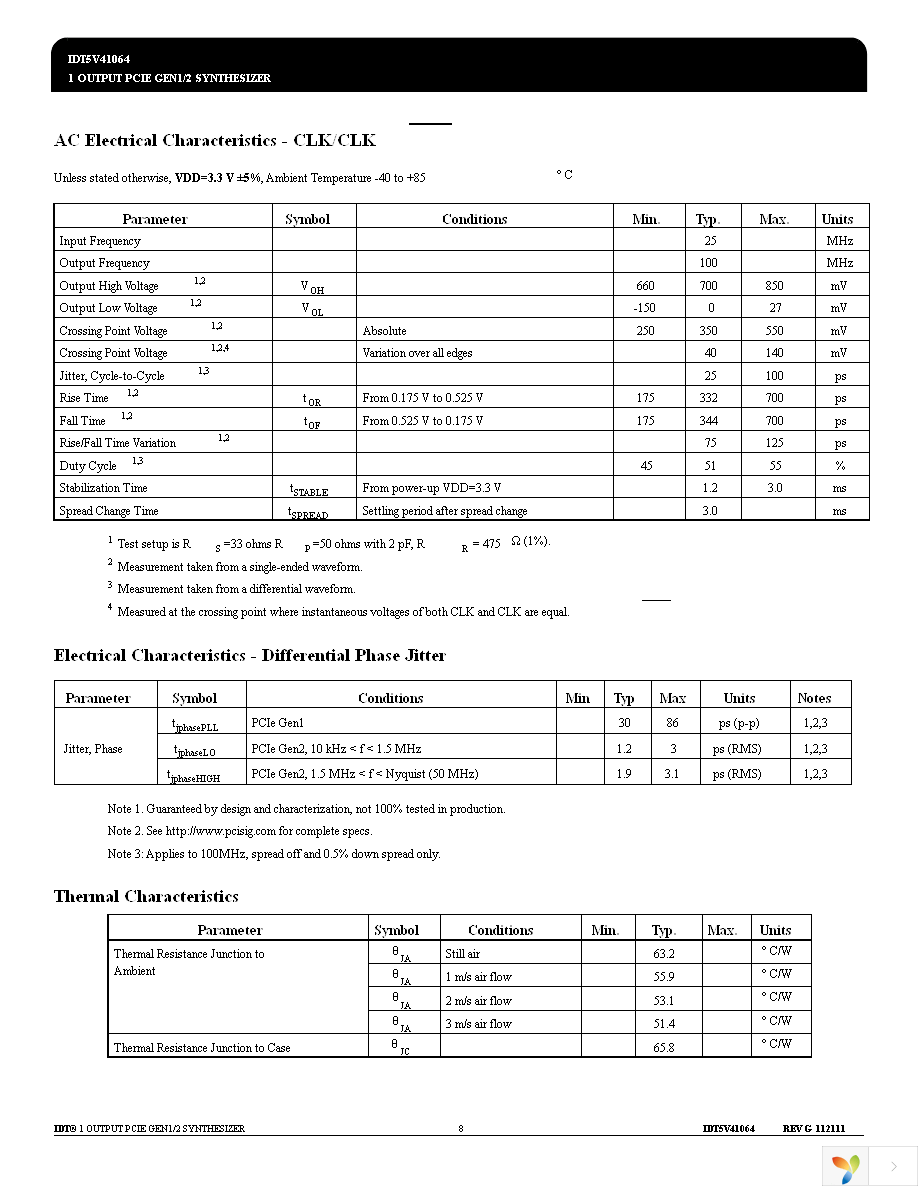 5V41064NLG8 Page 8