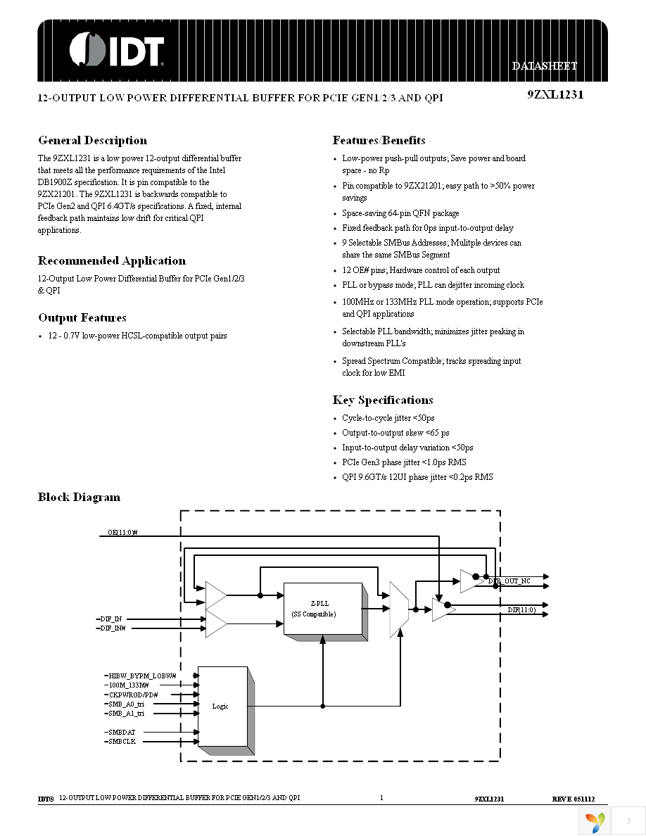 9ZXL1231AKLFT Page 1