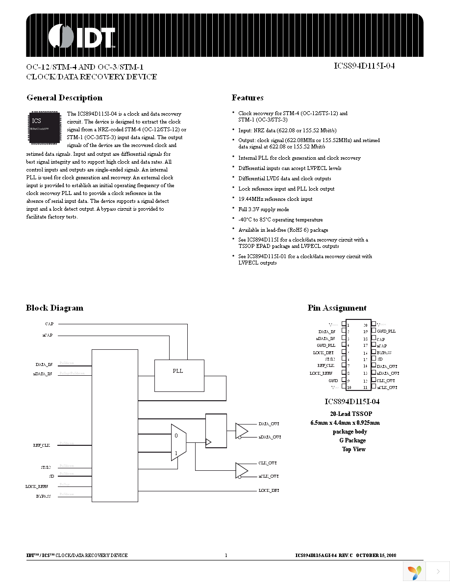 894D115AGI-04LFT Page 1