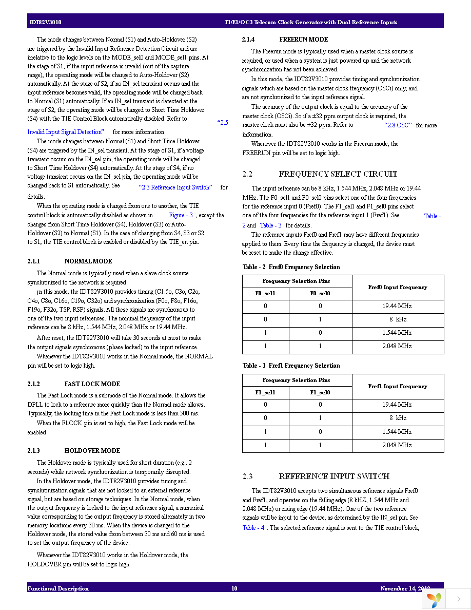 82V3010PVG Page 10