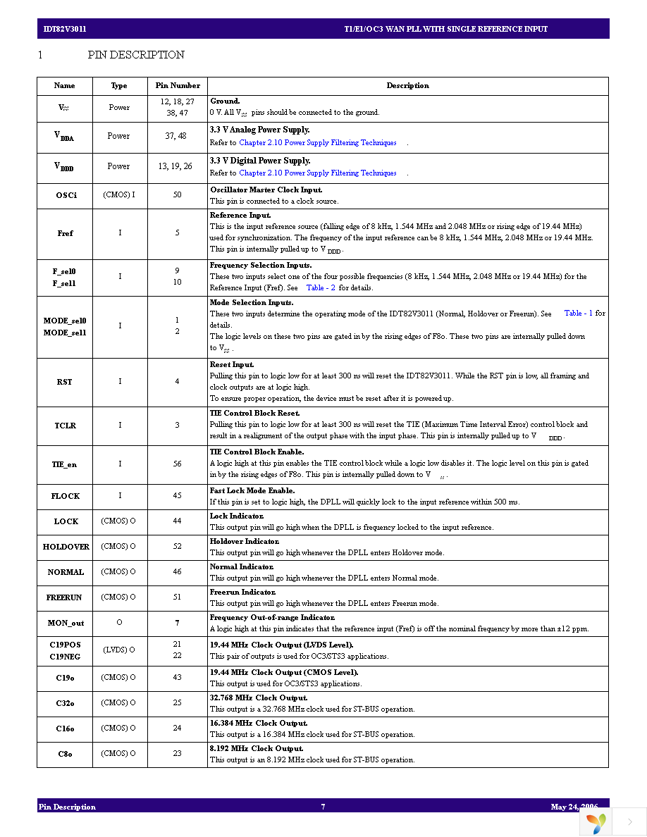 82V3011PVG8 Page 7