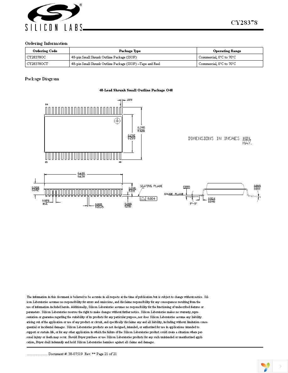 CY28378OXC Page 21