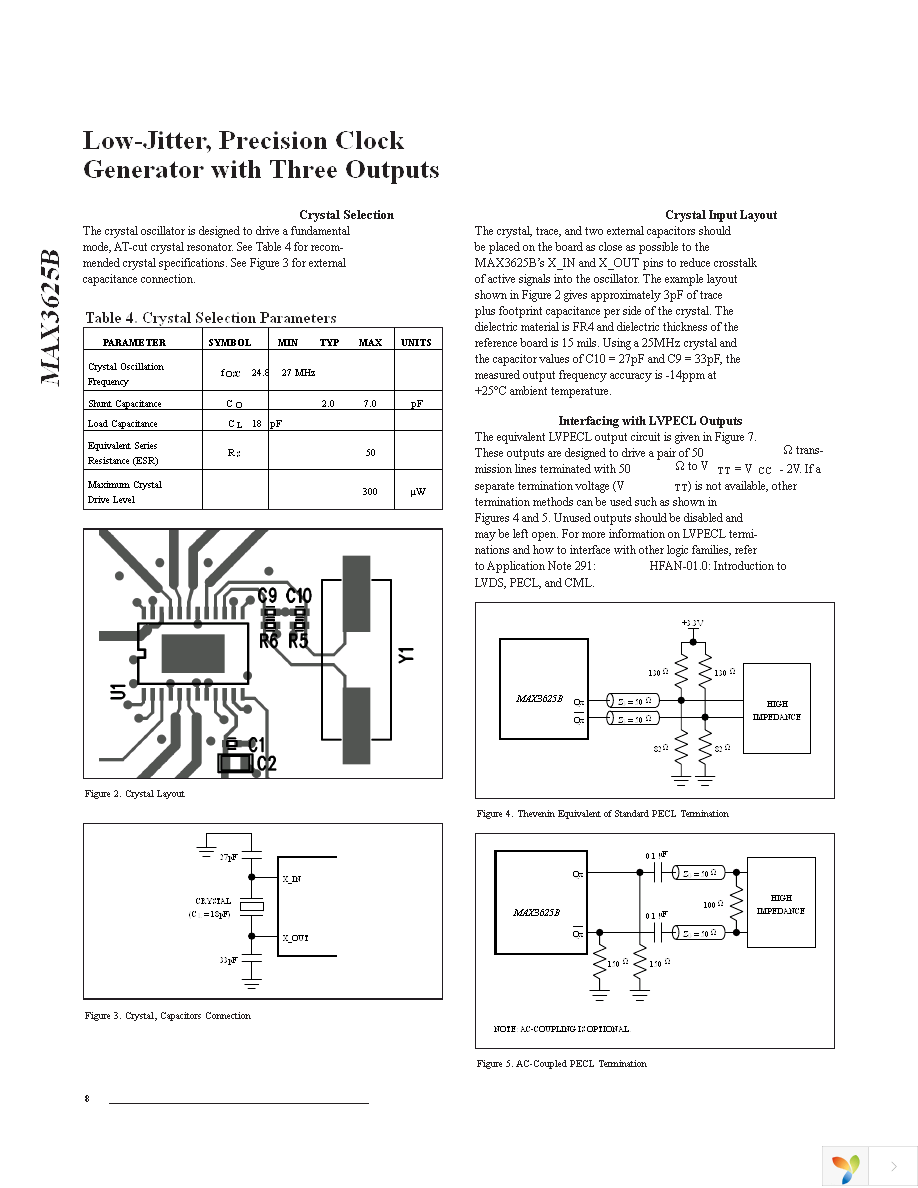 MAX3625BEUG+T Page 8
