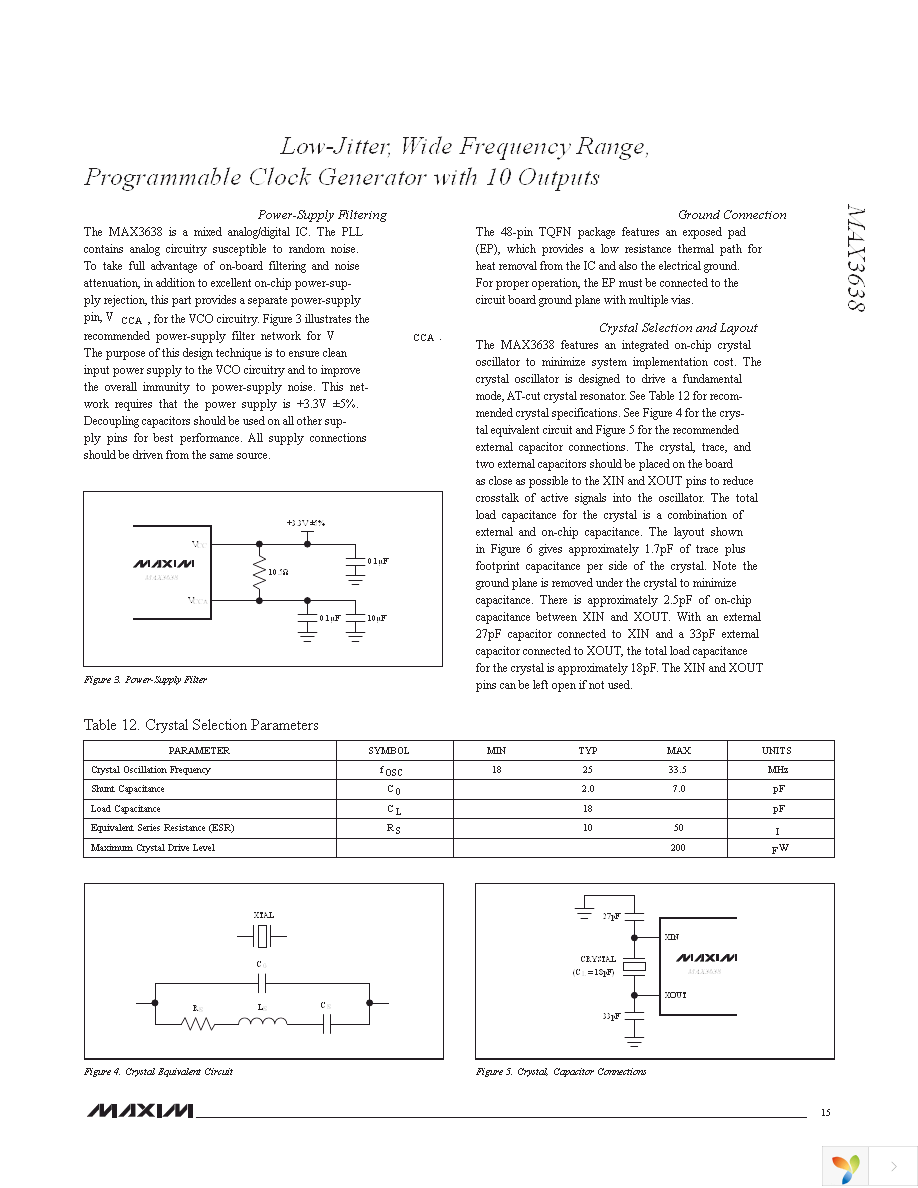 MAX3638ETM+ Page 15