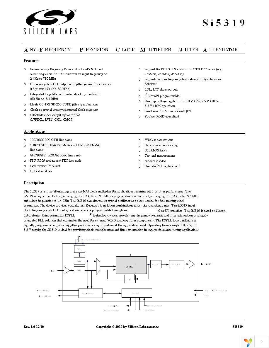 SI5319C-C-GM Page 1