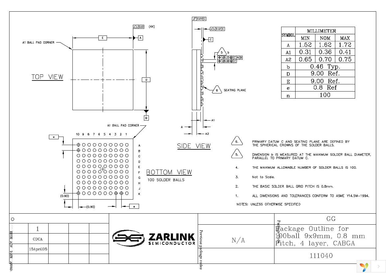 ZL30120GGG Page 26