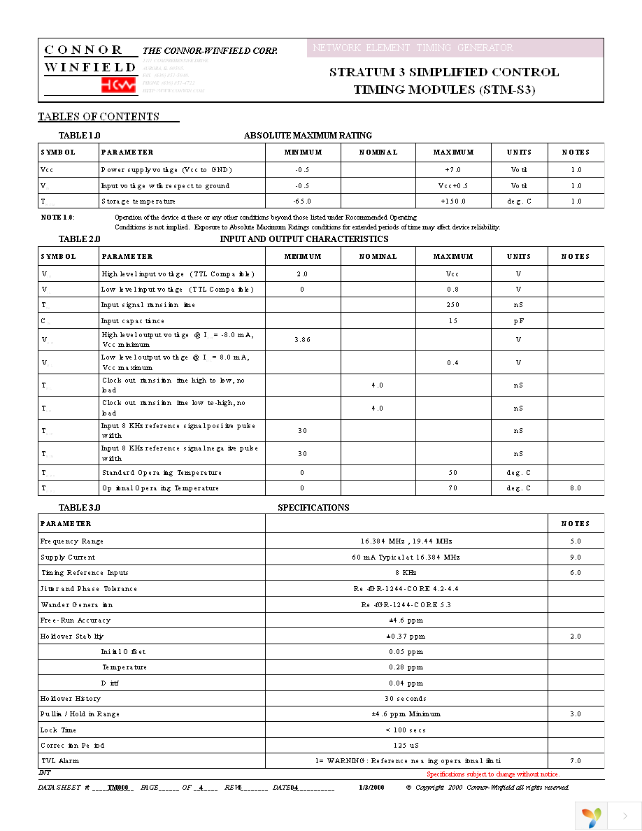 STM-S3-19.44MHZ Page 4