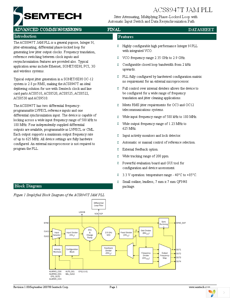 ACS8947T Page 1