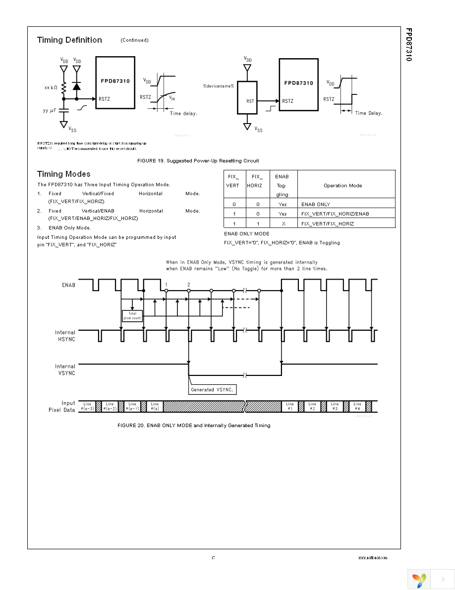 FPD87310VHB Page 18