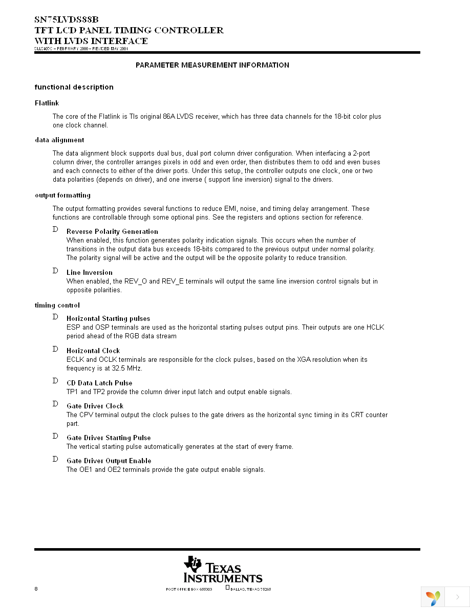 SN75LVDS88BPFD Page 8