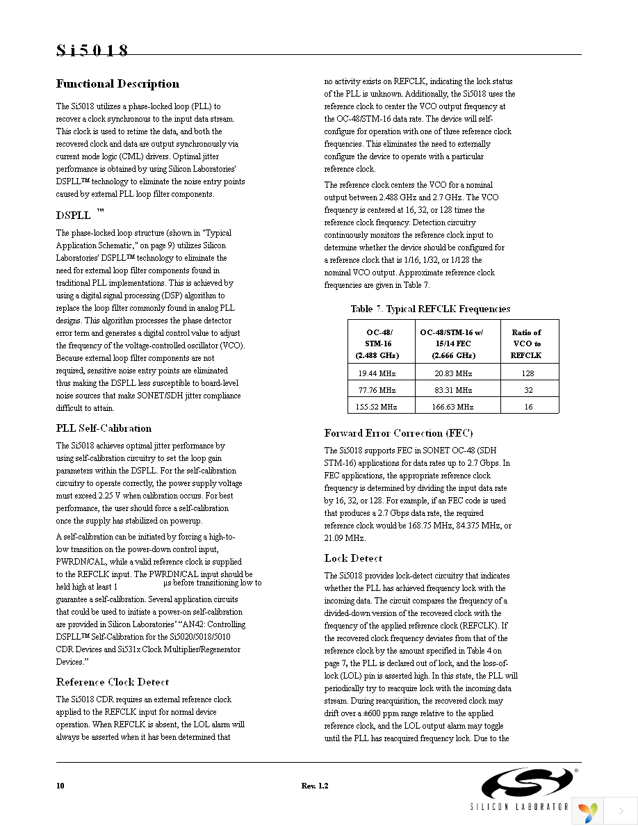 SI5018-BM Page 10