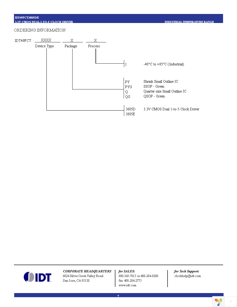 49FCT3805DPYGI Page 7