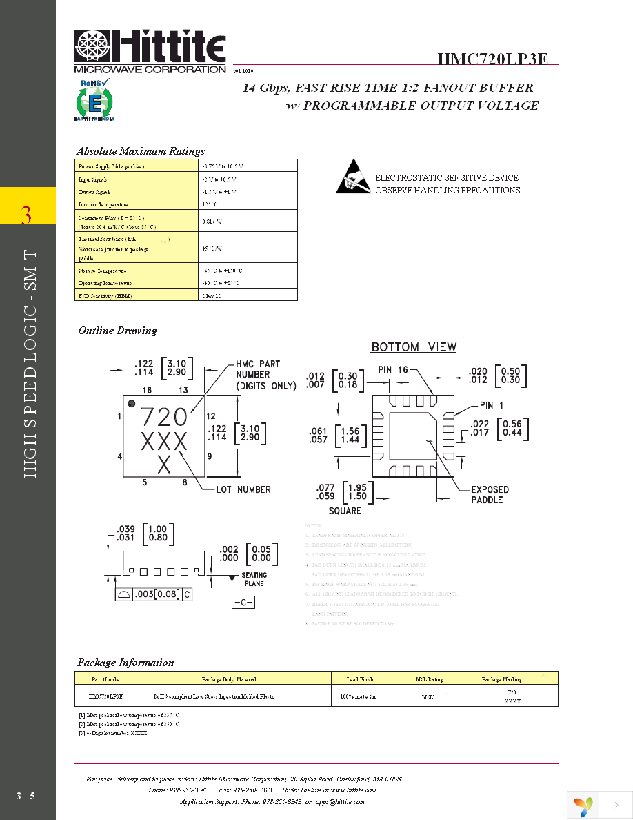 HMC720LP3E Page 7