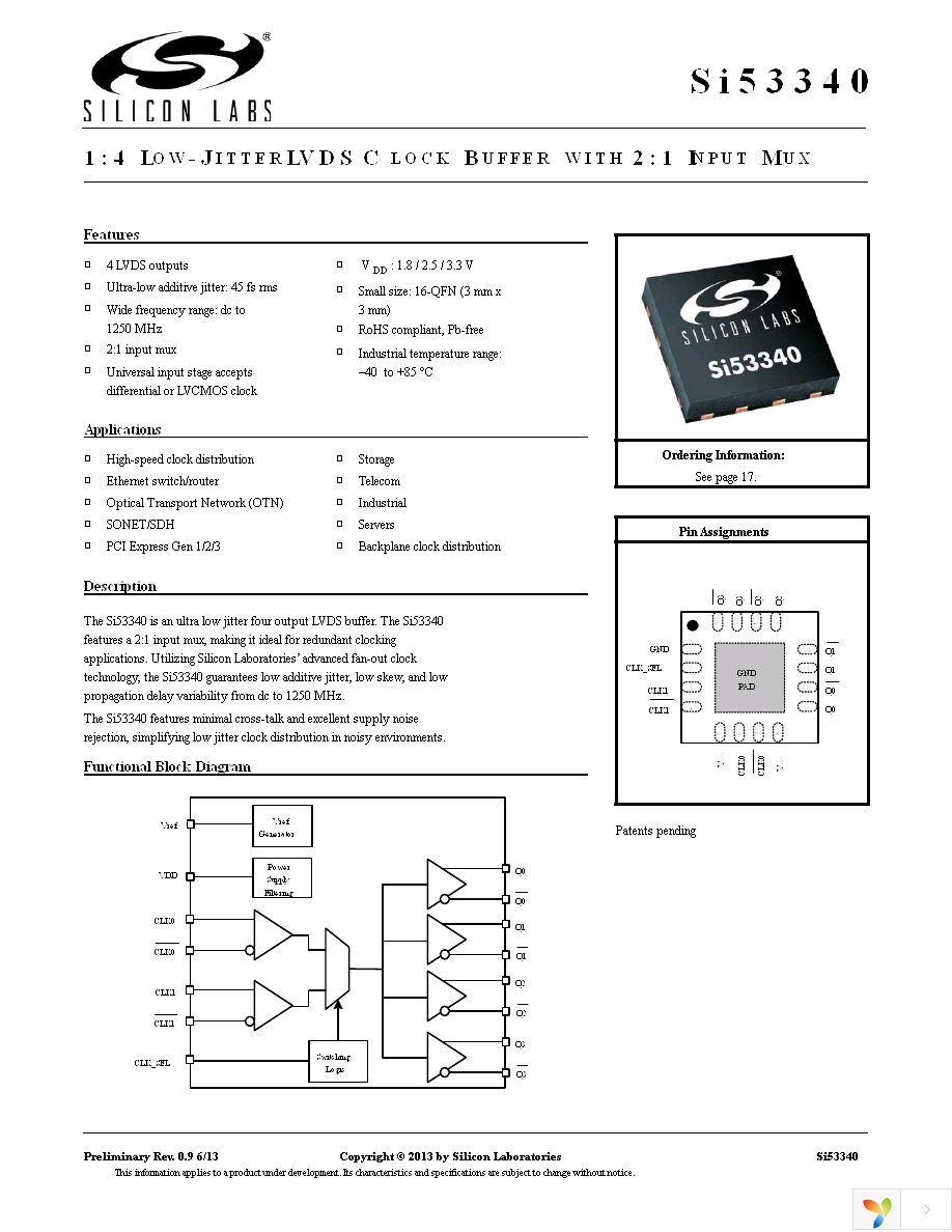 SI53340-B-GM Page 1