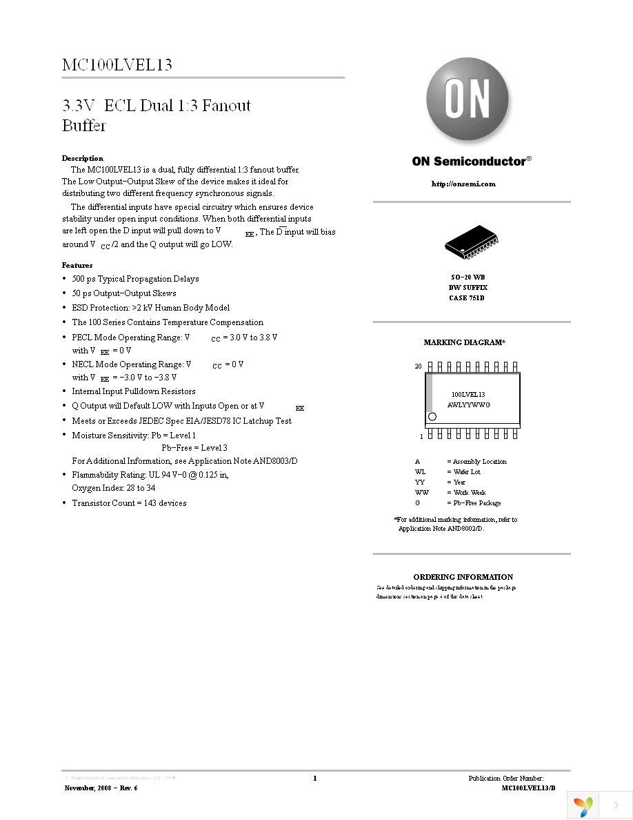 MC100LVEL13DWG Page 1