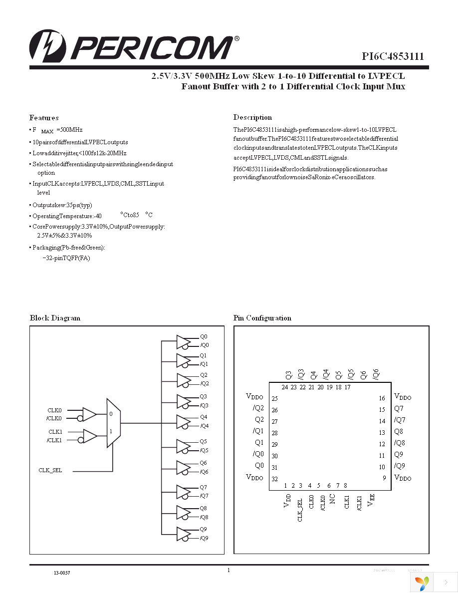 PI6C4853111FAE Page 1