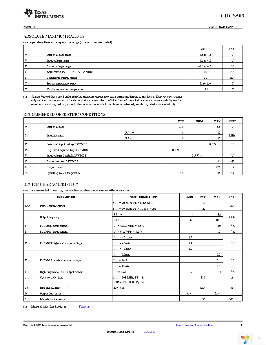 CDCS503PWR Page 3