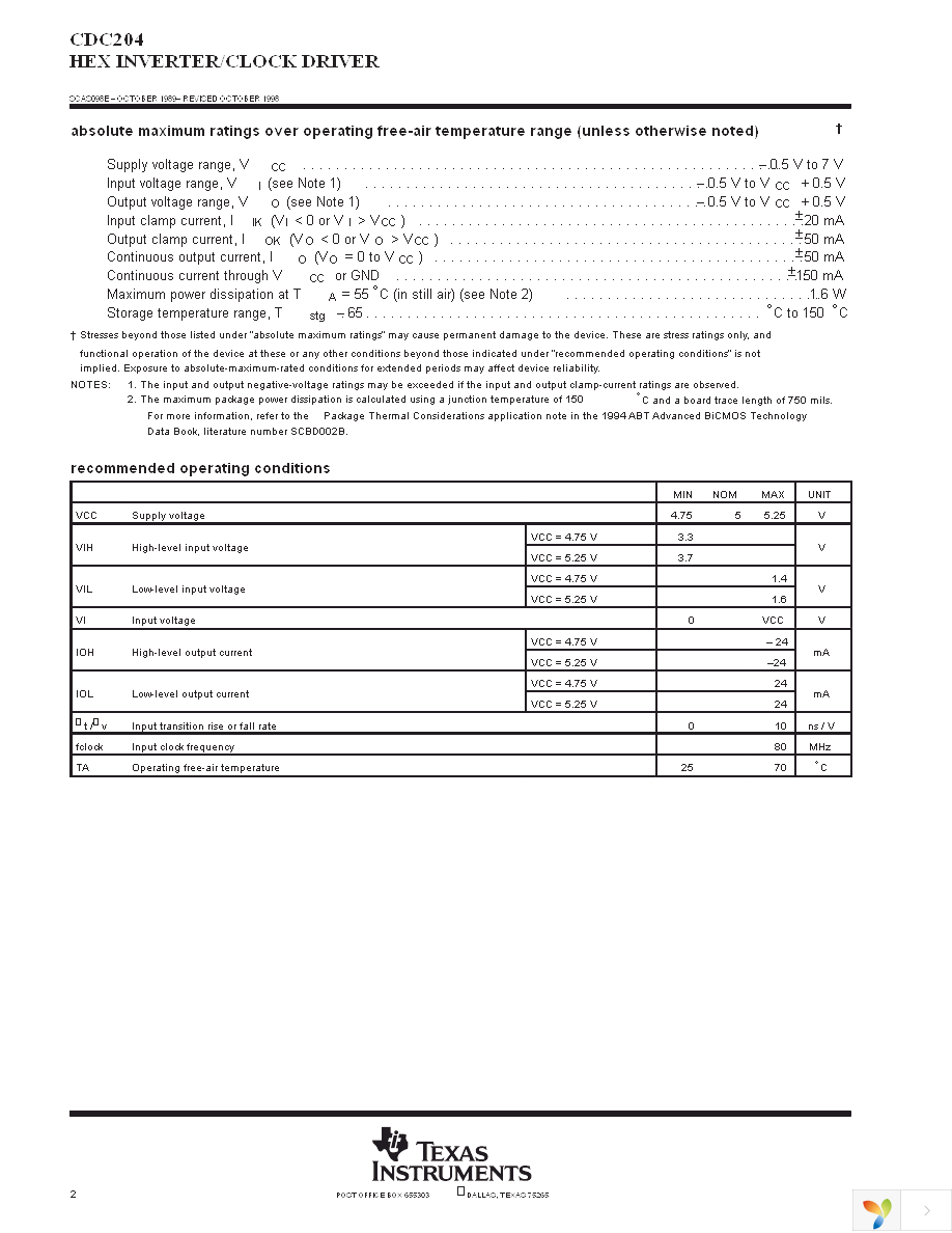 CDC204DW Page 2